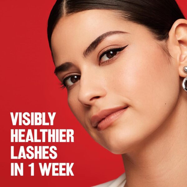 REVLON ColorStay Lash Serum + Liner, Waterproof Eyeliner, Healthier Looking Eyelashes, Smudge-Resistant Flexible Brush Tip, 001 Blackest Black