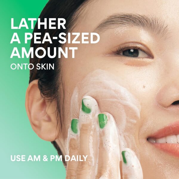 innisfree Green Tea Amino Acid Cleansing Foam, Sulfate Free, Hydrating Korean Face Wash with Gentle Foam