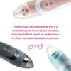 PMD Personal Microderm Elite Pro - At-Home Microdermabrasion Machine with Kit for Face and Body - Exfoliating Crystals and Vacuum Suction for Fresh and Radiant Skin - Three Speed and Suction Options