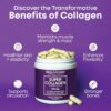 Super Collagen Capsules for Beauty, Healthy Joints, Hair, Skin, & Nails, 90 Servings, Multi, (N8745)