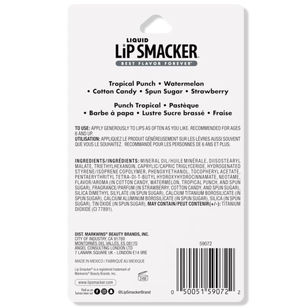 Lip Smacker Liquid Lip Gloss Friendship Pack, 5 Count