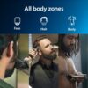 Philips Norelco Multigroom 7000 Series, All-in-One Trimmer, Beard Trimmer and Hair Clipper, 23-Piece Men's Grooming Kit for Beard, Face, Nose, Ear, Body, with Titanium Blades, Travel Pouch, MG7970/49