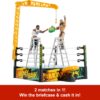 Mattel WWE Money in The Bank Cash-in Ring Playset with 2 Play Modes & 40+ Sounds & Phrases, Includes Launcher Crane, Ladders & Briefcase, 13-Inch x 20-Inch