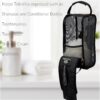 Simplify Hanging Mesh Toiletry Bag | Travel Organizer | Perfect for Dorm | Gym | Back to School | Shampoo | Shower Accessories | Black