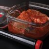 Jim Beam Vacuum Seal Marinade Box, Air Sealed Pump, Removes air from the Marinade Box, Speedy Marination Process, Barbecue and Grilling Marinator, Perfect Marination of Beef, Chicken and Fish