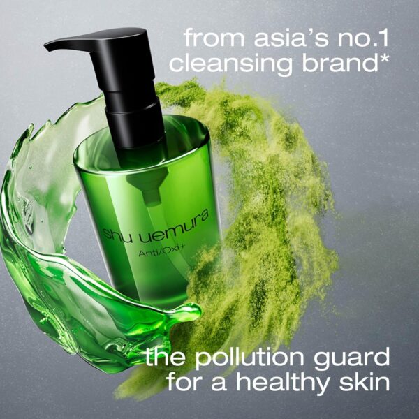 shu uemura AntiOxi+ Clarifying Cleansing Oil, Makeup Remover and Facial Cleanser to Combat Dullness and Impurities