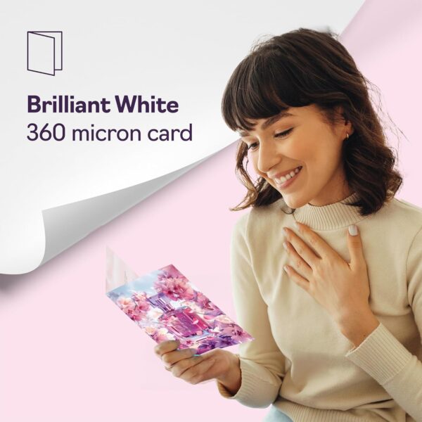 55th Birthday Card for Women - Fabulous Floral Perfume Bottle - Happy Birthday Cards for 55 Year Old Woman, 5x7 Inch Female Bday Greeting Cards