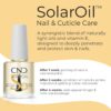 CND Cuticle Couple, SolarOil + Cuticle Eraser, Natural Blend Oils, Moisturizes and Conditions Skin, Gentle Exfoliator, 0.5 fl oz.