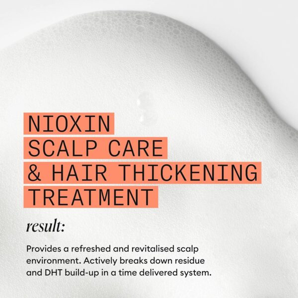 Nioxin System 4 Scalp Care + Hair Thickening Leave-In Treatment For Colored, Dry, & Damaged Hair with Progressed Thinning Nourish & Boost Hair Density with Niacinamide & Biotin