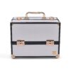 Caboodles Women's Make Me Over Train Case, White