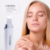 Elle - Ultrasonic Exfoliating Skin Spatula, Deep Cleansing, Exfoliation, Skin Renewal (White)