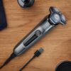Philips Norelco Shaver 7200, Rechargeable Wet & Dry Electric Shaver with SenseIQ Technology and Pop-up Trimmer, S7887/82