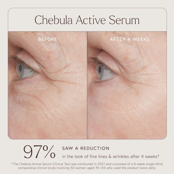 True Botanicals Chebula Active Serum | Optimizes Skins Collagen Levels | Anti-Aging Serum | Treats Fine Lines & Wrinkles | All Skin Types | Dermatologist Tested, All Natural, Vegan | 1 fl oz | 30 ml