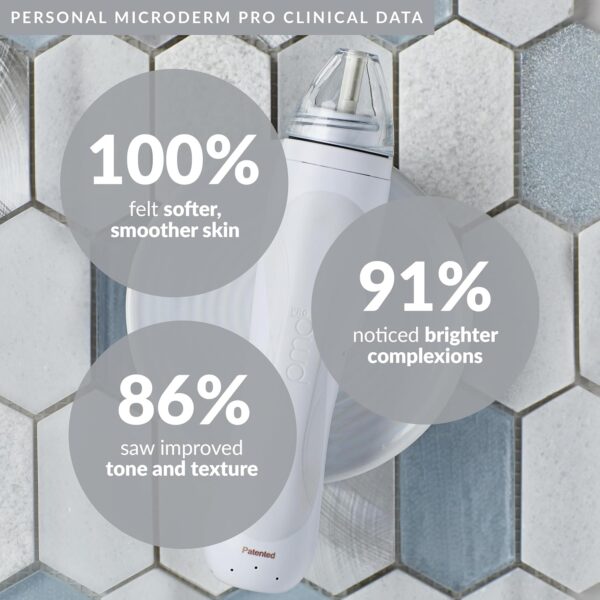 PMD Personal Microderm Pro - At-Home Microdermabrasion Machine with Kit for Face & Body - Exfoliating Crystals and Vacuum Suction for Fresh and Radiant Skin - High & Low Speed Options