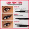 REVLON ColorStay Lash Serum + Liner, Waterproof Eyeliner, Healthier Looking Eyelashes, Smudge-Resistant Flexible Brush Tip, 001 Blackest Black
