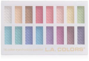 L.A. COLORS 16 Color Eyeshadow Palette, Haute C74202TAG