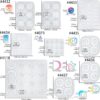 FUNSHOWCASE Zodiac Resin Molds Silicone Pack of 9 for Keychain Charms Necklace Pendant Earring Bracelet Jewelry Making
