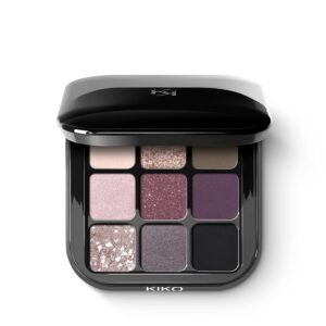 Kiko Milano Glamour Multi Finish Eyeshadow Palette | 9 Eyeshadows In Different Finishes