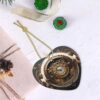 Christmas Ceramic Heart Pendant Decoration for Tree Hanging in Festive Season Steampunk Clock Prints