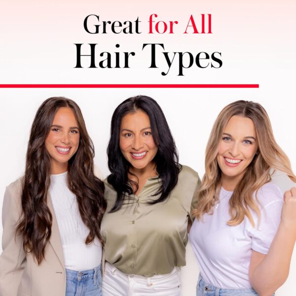 REVLON Smoothstay 1 Inch Curling Iron - Coconut Oil Infused Curling Wand Helps Enhance Shine & Smoothness, Creates Tight Bouncy Curls, and Reduced Frizz