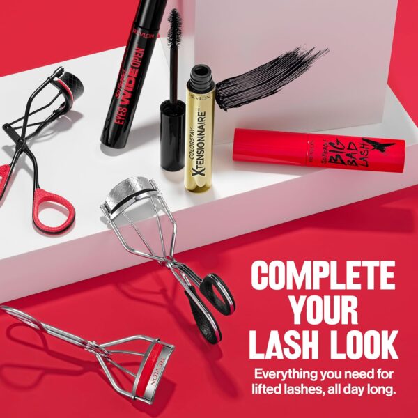 Revlon Natural Curl Lash Curler, Gives a Natural Eyelash Lift, with Finger Grips for a Non Slip Grip, Easy to Use, 1 Count