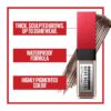Maybelline Tattoo Studio Brow Styling Gel, Waterproof Eyebrow Make Up, Brow Tint for Up to 36HR Wear, Soft Brown, 1 Count