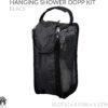 Simplify Hanging Mesh Toiletry Bag | Travel Organizer | Perfect for Dorm | Gym | Back to School | Shampoo | Shower Accessories | Black