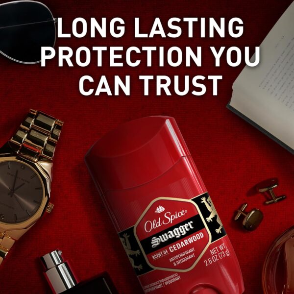 Old Spice Red Zone Collection Invisible Solid Men's Anti-Perspirant and Deodorant, Swagger Scent - 3.4 Oz