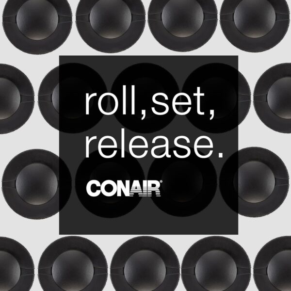 Conair Hot Rollers Hair Curlers for Long, Medium and All Hair | Heated Rollers with Hair Roller Clips Included | 1 1/2-inch Rollers | Amazon Exclusive