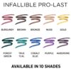 L'Oreal Paris Makeup Infallible Pro-Last Pencil Eyeliner, Waterproof and Smudge-Resistant, Glides on Easily to Create any Look, Bronze, 0.042 oz.