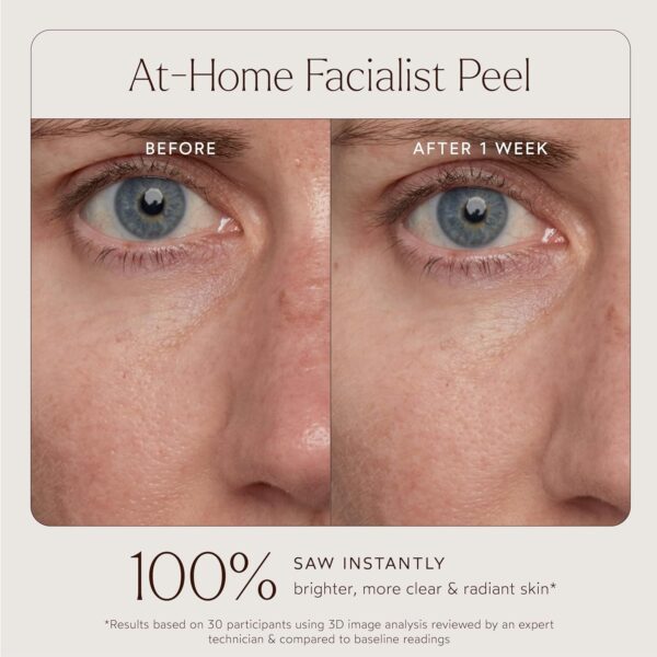 True Botanicals At-Home Facialist Peel Face Mask | Natural Exfoliating Treatment for Smooth, Radiant, Hydrated Skin | Dermatologist Tested, All Natural, Vegan, Clinically Proven | 1 fl oz | 30 ml