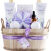 Green Canyon Spa Gift Baskets for Women 11pcs Lavender Bath Gift Sets with Body Lotion,Essential Oil,Spa Gifts for Women,Mothers Day Gift Sets for Her,Bath Sets for Her Gifts