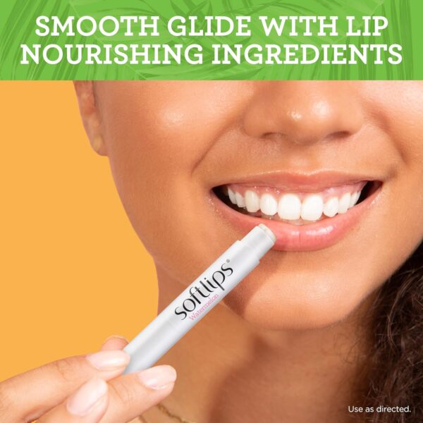 Softlips Daily Lip Moisturizer For Very Dry Lips, Tropical Flavored Lip Balms, Hydrates, Soothes & Prevents Dry, Chapped Lips, Smooth Glide Formula, Dermatologist Tested, Pack of 3 Chap Sticks