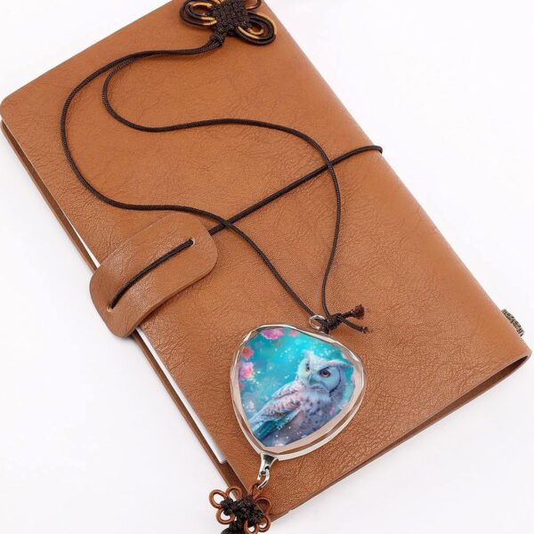 Owl Animal Car Pendant Crystal Car Rearview Mirror Charms Hanging Ornaments Love