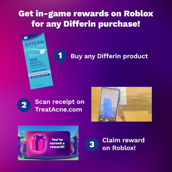 Differin Acne Spot Treatment with 10% Benzoyl Peroxide, Maximum Strength OTC Acne Treatment, Fast Acting Spot Treatment for Face, 1 oz