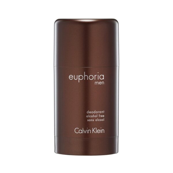 Calvin Klein Euphoria For Men Deodorant- With Notes of Ginger Pepper, Black Basil, Cedar Leaf, Creamy Suede Accord & Patchouli Accord