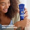NIVEA Skin Care Set For Her, Nourishing Body Wash, Moisturizing Body Lotion, Lip Balm Stick with Shea Butter, & Hand Cream, 4 Piece Gift Set