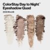 Revlon Eyeshadow Palette by Revlon, ColorStay Day to Night Up to 24 Hour Eye Makeup, Velvety Pigmented Blendable Matte & Shimmer Finishes, 555 Moonlit, 0.16 Oz, 555 Moonlit, 0.16 oz