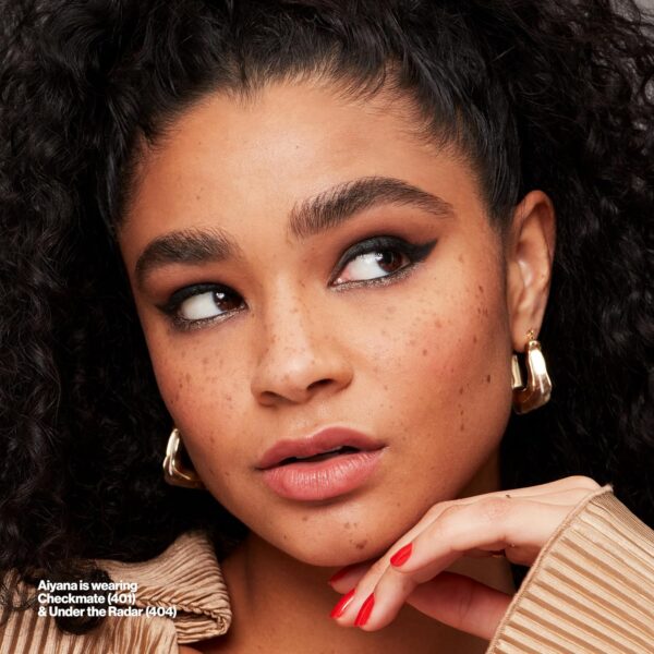 REVLON ColorStay Multiplayer Liquid-Glide Eye Pencil, Multi-Use Makeup With Blending Brush, Blends Then Sets, Creamy Texture, Waterproof, Smudge-proof, Longwearing, 401 Checkmate, 0.03 Oz