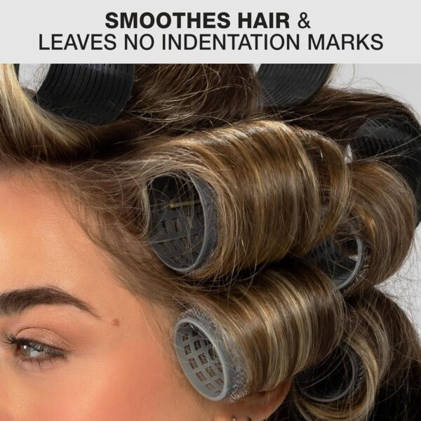 Conair Heatless Curlers 31 Count - Heatless Curls Overnight, Assorted Sizes - Self Grip Hair Rollers - Hair Styling Tools - Black & Gray - w/Storage Case