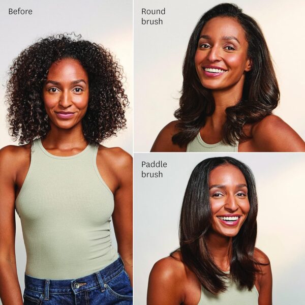 T3 AireBrush Duo Interchangeable Hot Air Blow Dry Brush with Two Attachments � Includes 15 Heat and Speed Combinations, T3 IonFlow Technology, Volume Booster Switch, Lock-in Cool Shot