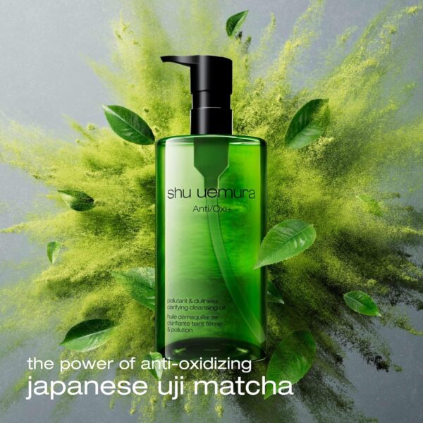 shu uemura AntiOxi+ Clarifying Cleansing Oil, Makeup Remover and Facial Cleanser to Combat Dullness and Impurities
