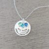 My Boys Necklace // Personalized Necklace with Kids Names and Birthstones // Hand Stamped Jewelry // Custom Necklace for Mom of Boys