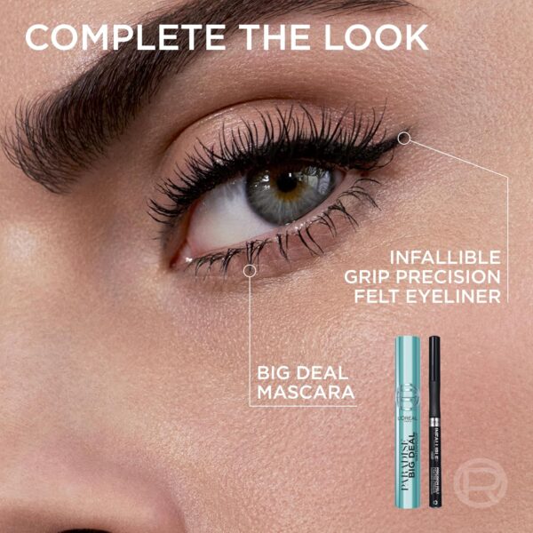 L'Oreal Paris Paradise Big Deal Waterproof Mascara, Volumizing and Lengthening Formula, Buildable, Clump Resistant, Black Mascara, 0.33 Fl Oz