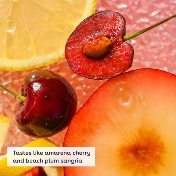 eos Sunset Sips Lip Butter Tube- Wild Cherry Slushie, 24-Hour Moisture, Overnight Lip Mask, Lip Care Products, 0.35 fl oz