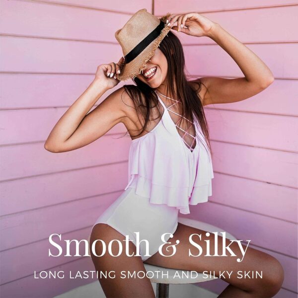 Remington Smooth & Silky Body & Bikini Kit, Cordless bikini trimmer and shaver for women, Waterproof for grooming in the shower, White/Green