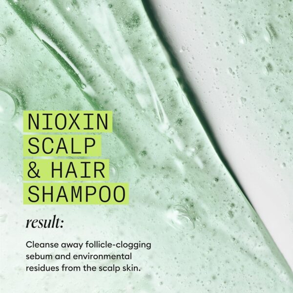 Nioxin System 2 Scalp + Hair Thickening Shampoo For Natural Hair with Progressed Thinning Boost Hair Density with Niacinamide & Biotin