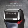 Remington F5 Power Series Foil Shaver, Electric Razor for Men, Cordless Rechargeable with Pop Up Trimmer, Pivot & FlexFoil Technology, Lightweight Handheld Design, Black