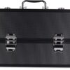 Caboodles Primped & Polished 6 Tray Train Case, Dark Gray, 5.6 Pound