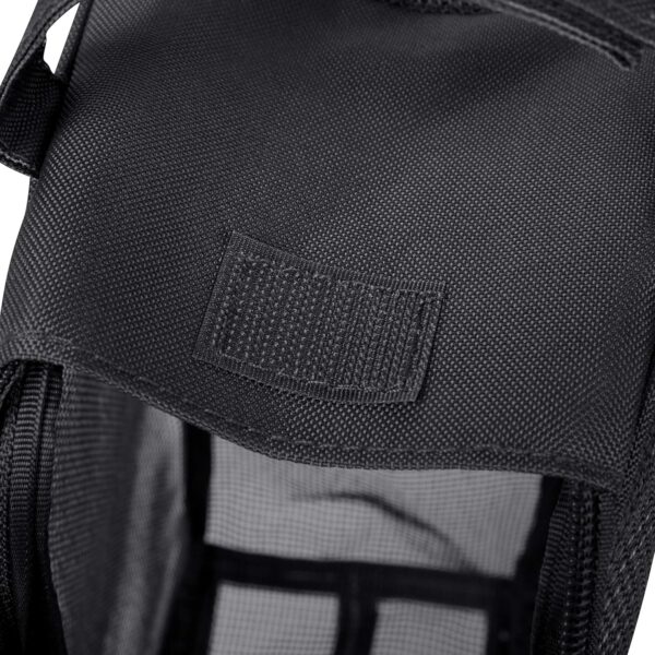 Simplify Hanging Mesh Toiletry Bag | Travel Organizer | Perfect for Dorm | Gym | Back to School | Shampoo | Shower Accessories | Black